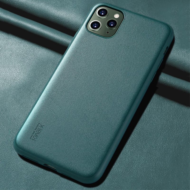 Coque iPhone 11 Pro Max Style Cuir X-level