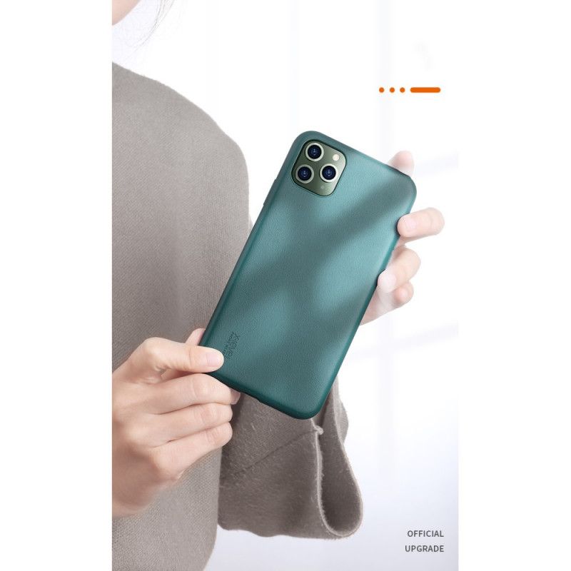 Coque iPhone 11 Pro Max Style Cuir X-level