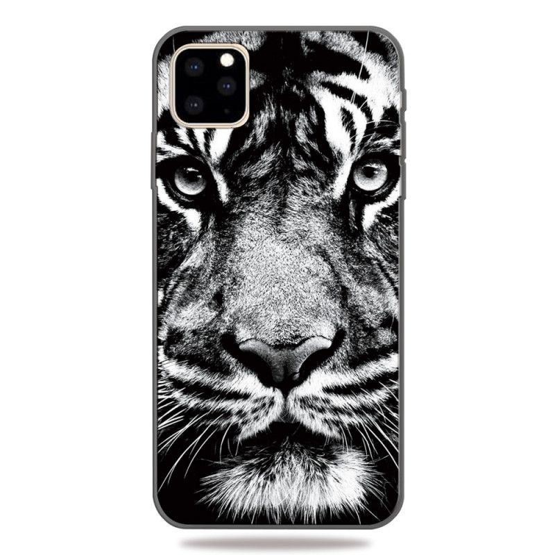 Coque iPhone 11 Pro Max Tigre Noir Et Blanc