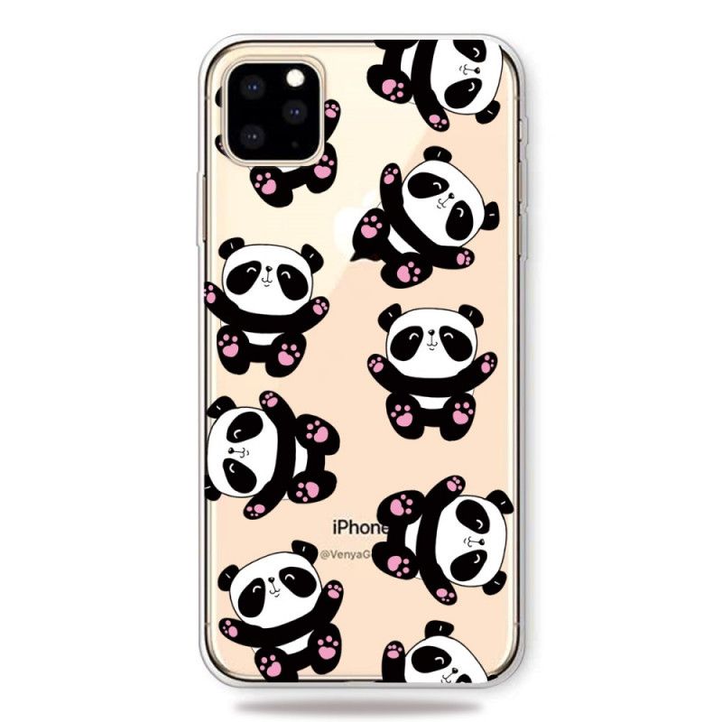 Coque iPhone 11 Pro Max Top Pandas Fun