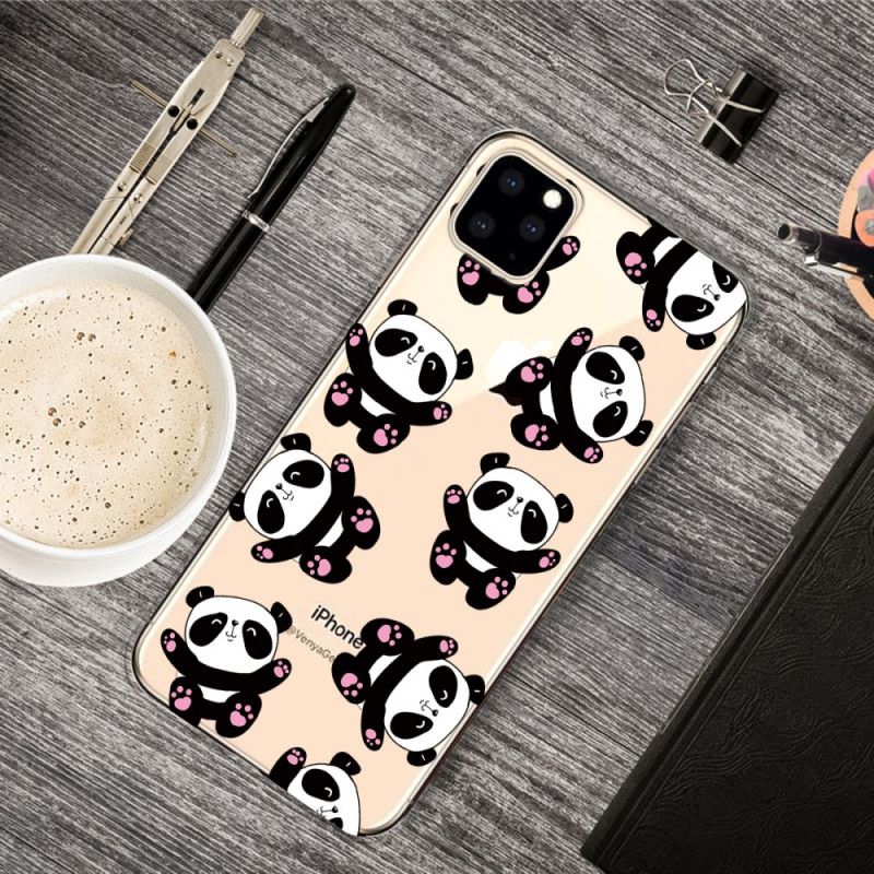 Coque iPhone 11 Pro Max Top Pandas Fun