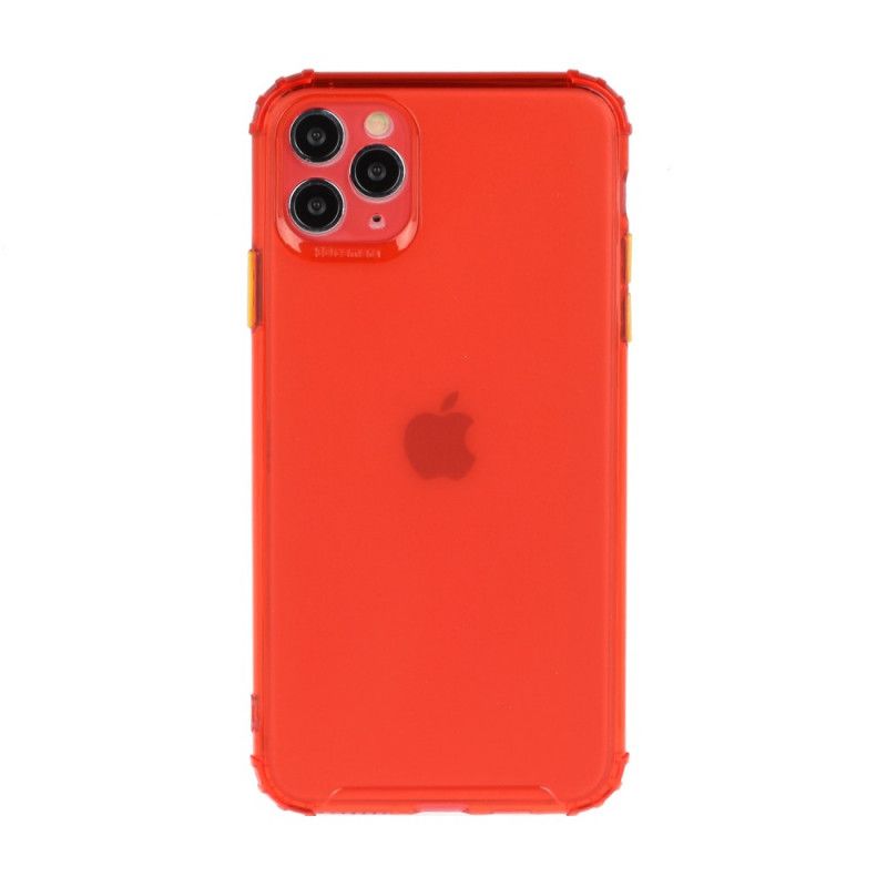 Coque iPhone 11 Pro Max Transparente Boutons Colorés