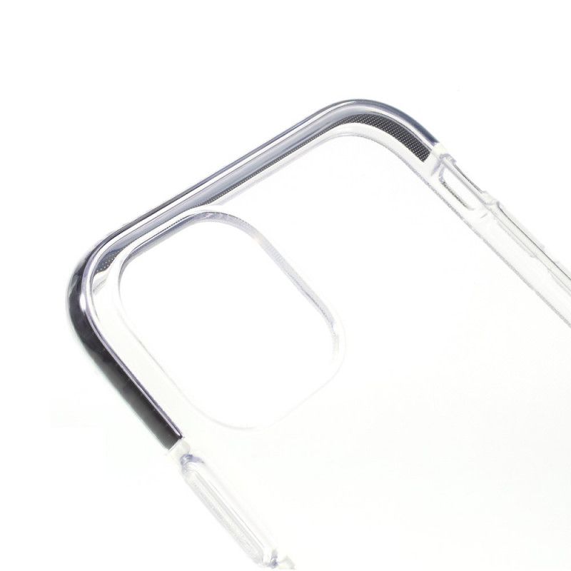 Coque iPhone 11 Pro Max Transparente Rebords Colorés