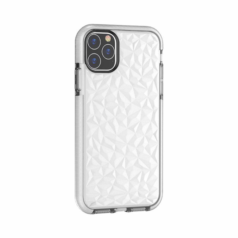 Coque iPhone 11 Pro Max Transparente Texture Diamant