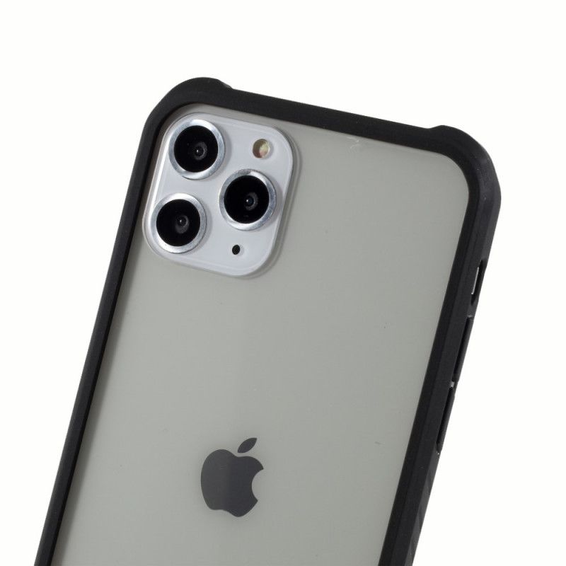 Coque iPhone 11 Pro Max Verre Trempé Et Silicone Avec Film Écran