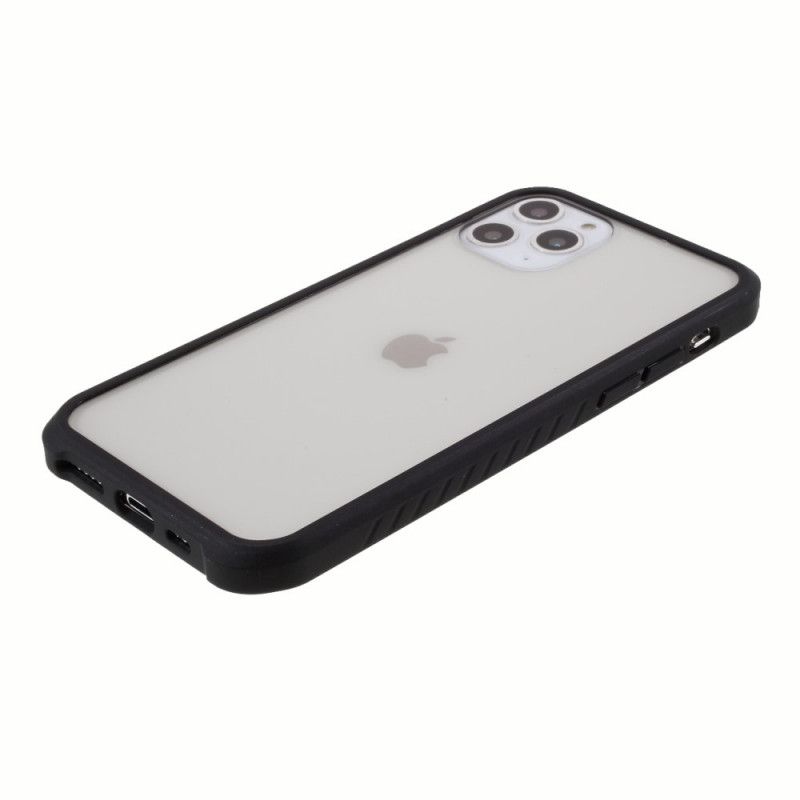 Coque iPhone 11 Pro Max Verre Trempé Et Silicone Avec Film Écran