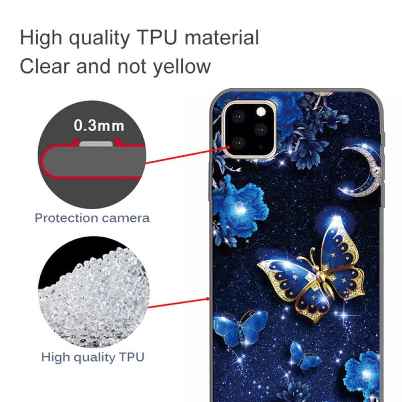 Coque iPhone 11 Pro Papillon La Nuit De Lune