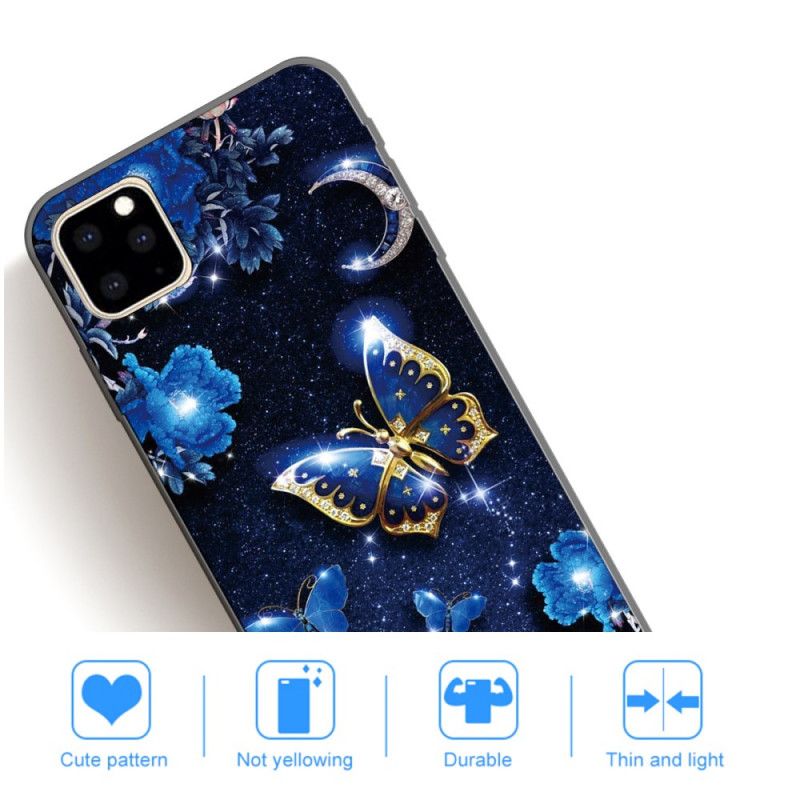 Coque iPhone 11 Pro Papillon La Nuit De Lune