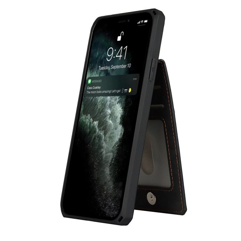Coque iPhone 11 Pro Porte-cartes Support Vertical Et Horizontal