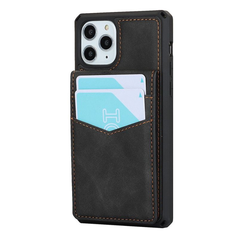 Coque iPhone 11 Pro Porte-cartes Support Vertical Et Horizontal