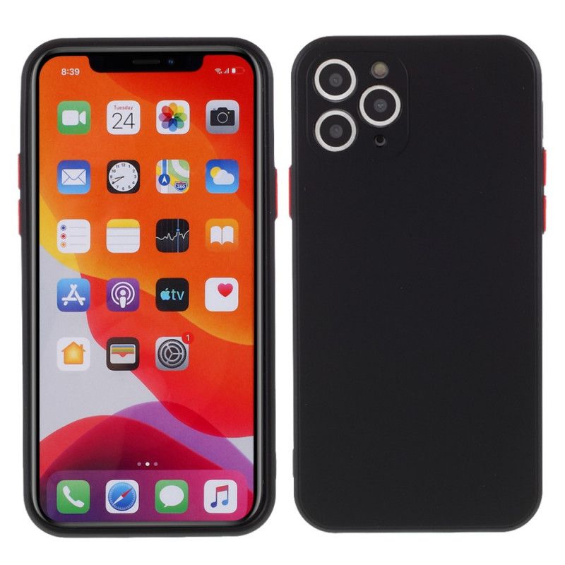 Coque iPhone 11 Pro Silicone Flexible Boutons Colorés