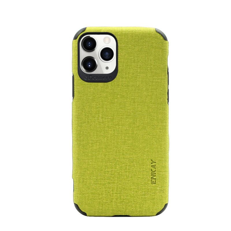 Coque iPhone 11 Pro Tissu Enkay