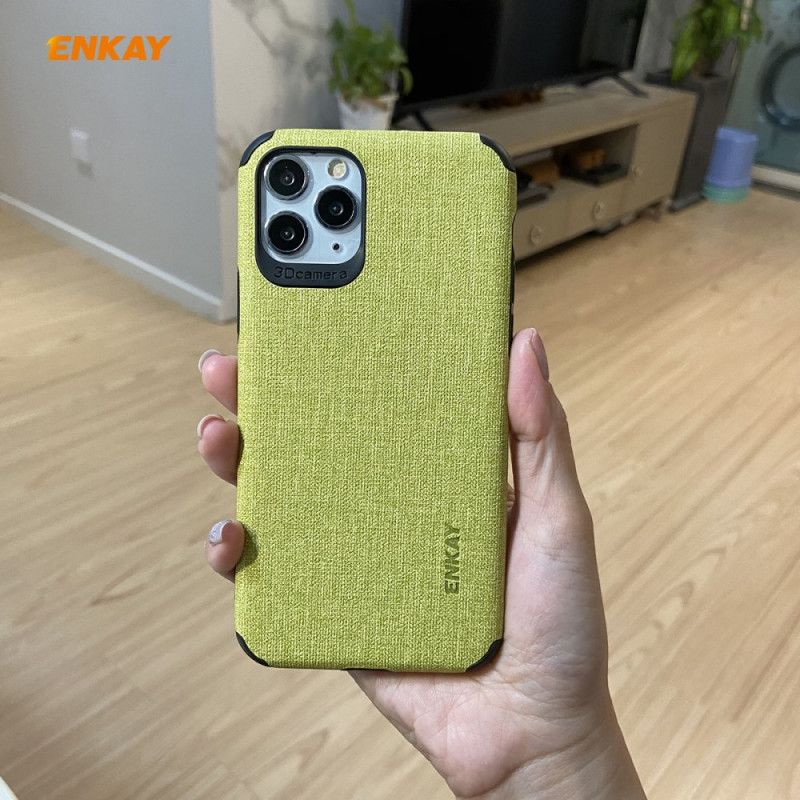 Coque iPhone 11 Pro Tissu Enkay