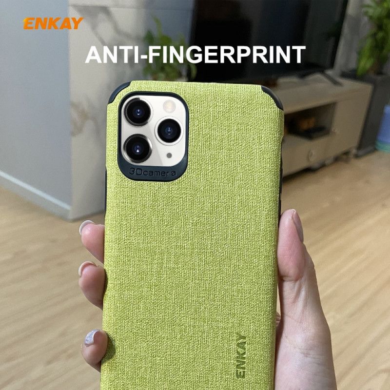 Coque iPhone 11 Pro Tissu Enkay