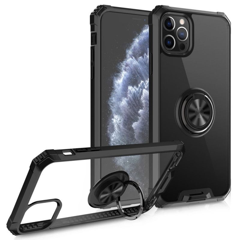 Coque iPhone 11 Pro Transparente Avec Anneau-support