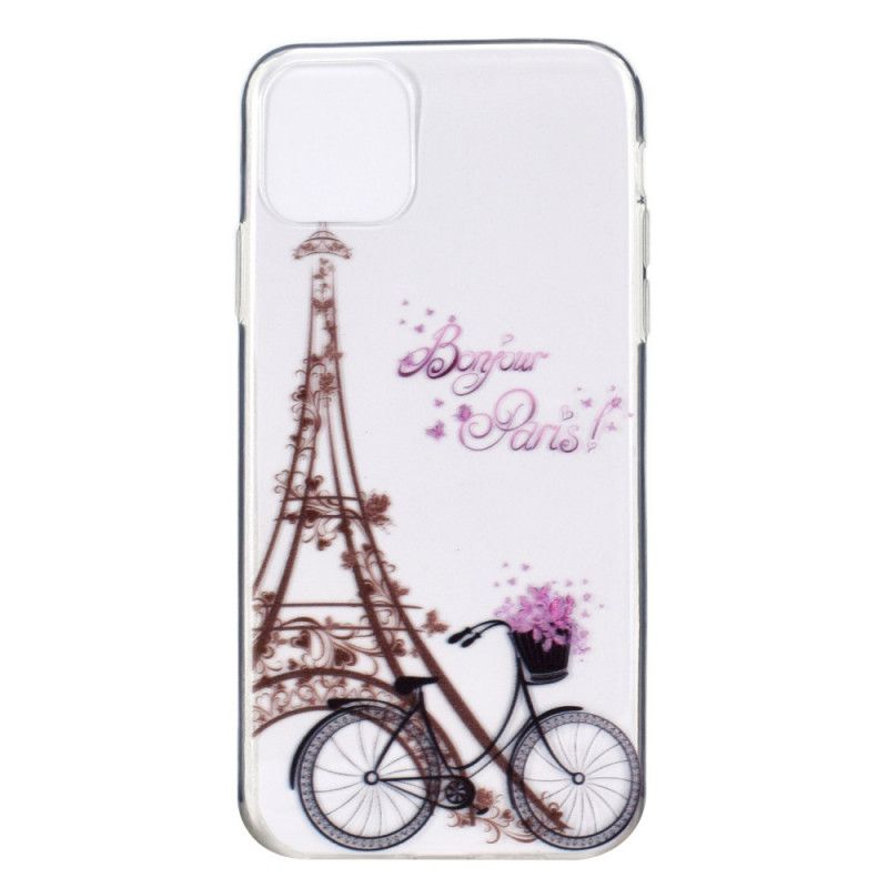 Coque iPhone 11 Pro Transparente Bonjour Paris