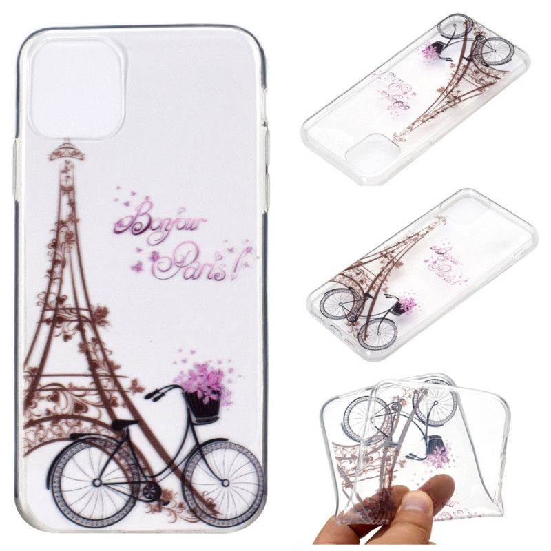 Coque iPhone 11 Pro Transparente Bonjour Paris