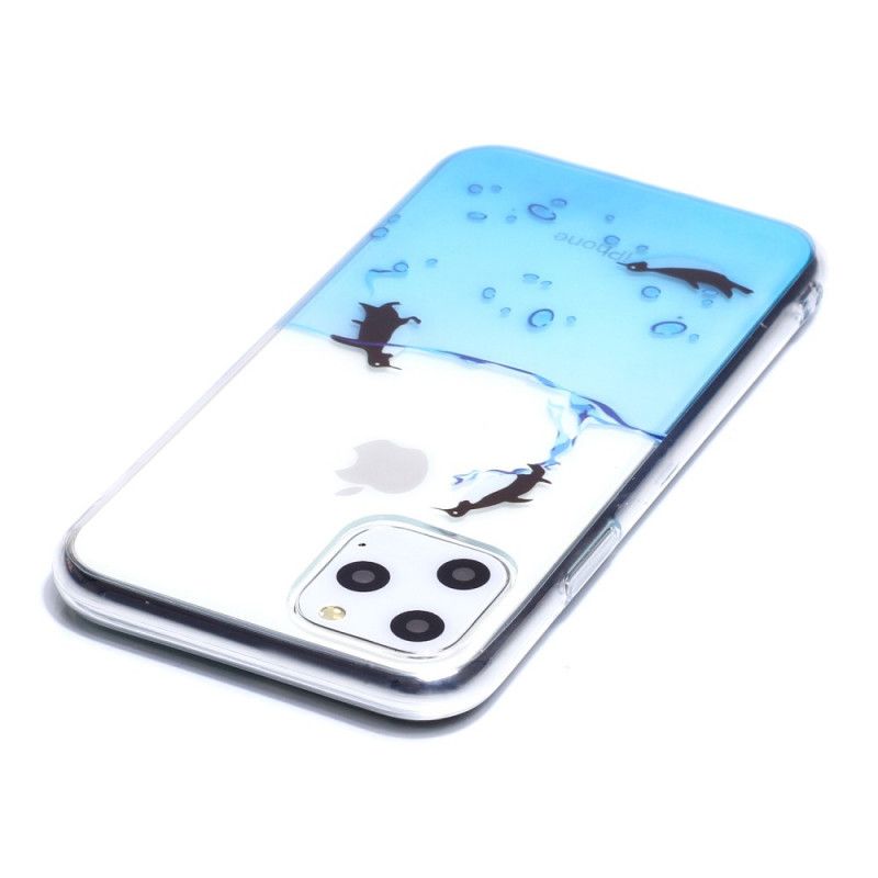 Coque iPhone 11 Pro Transparente Jeu De Pingouins