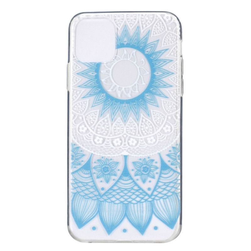 Coque iPhone 11 Pro Transparente Mandala Coloré