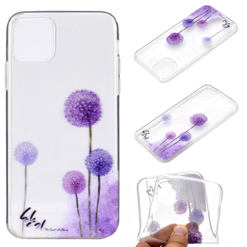 Coque iPhone 11 Pro Transparente Pissenlits Colorés