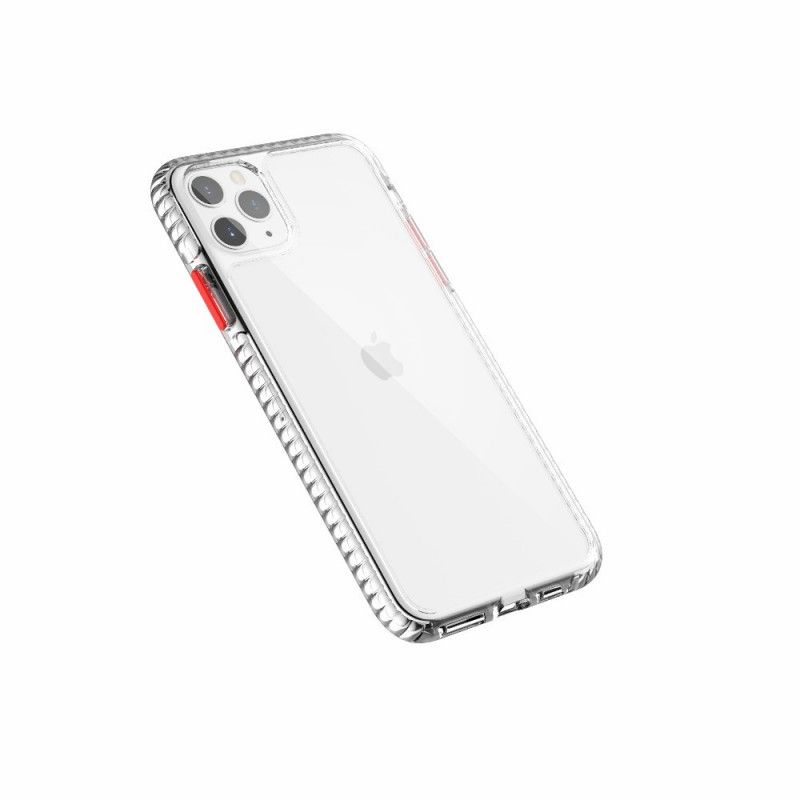 Coque iPhone 11 Pro Transparente Rebords Texturés