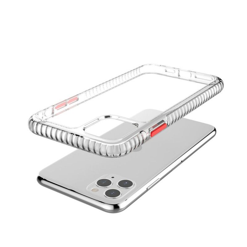 Coque iPhone 11 Pro Transparente Rebords Texturés