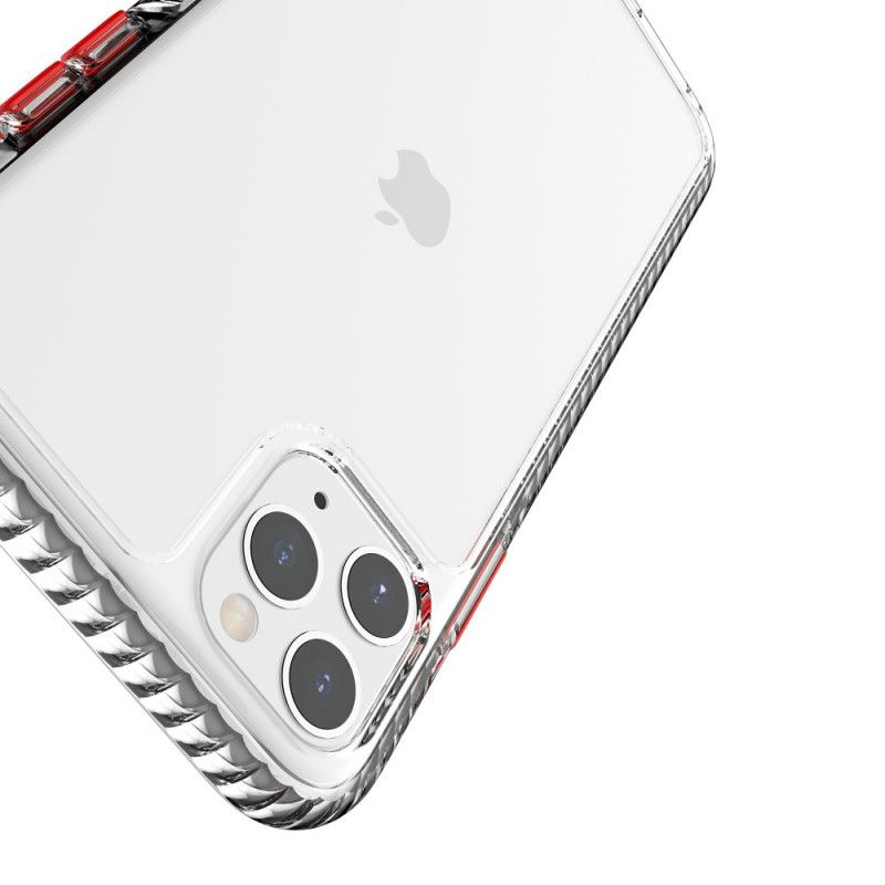 Coque iPhone 11 Pro Transparente Rebords Texturés