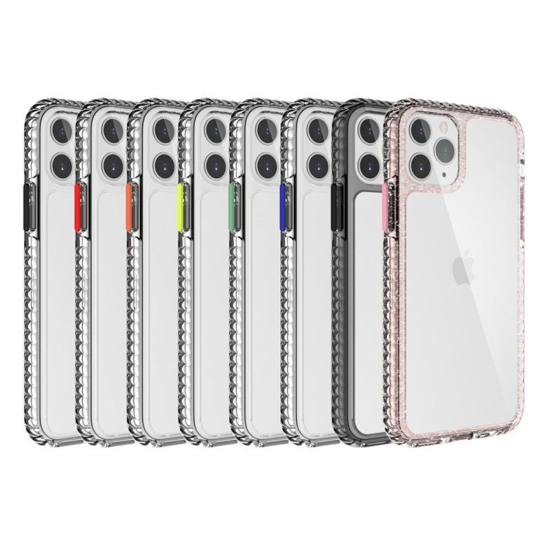 Coque iPhone 11 Pro Transparente Rebords Texturés