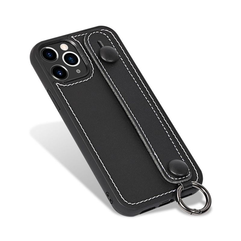 Coque iPhone 11 Pro Véritable Cuir Sangle