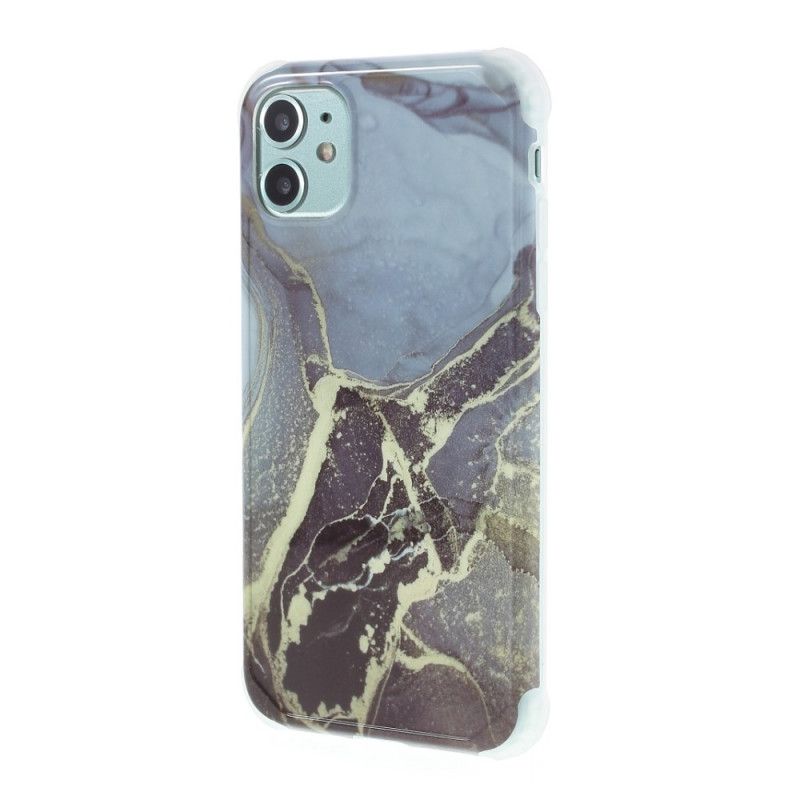 Coque iPhone 11 Silicone Flexible Marbre