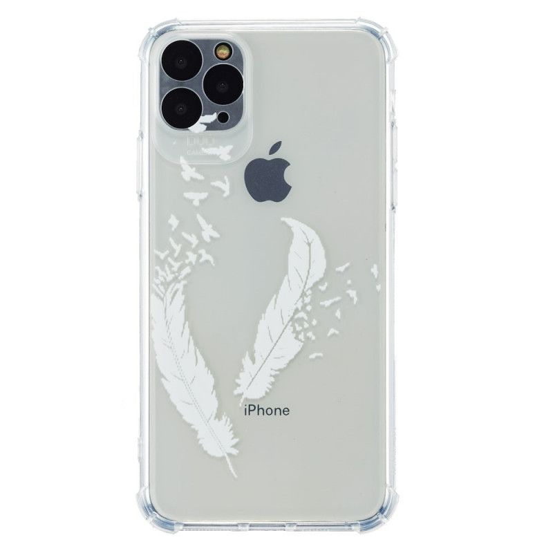 Coque iPhone 11 Silicone Plumes