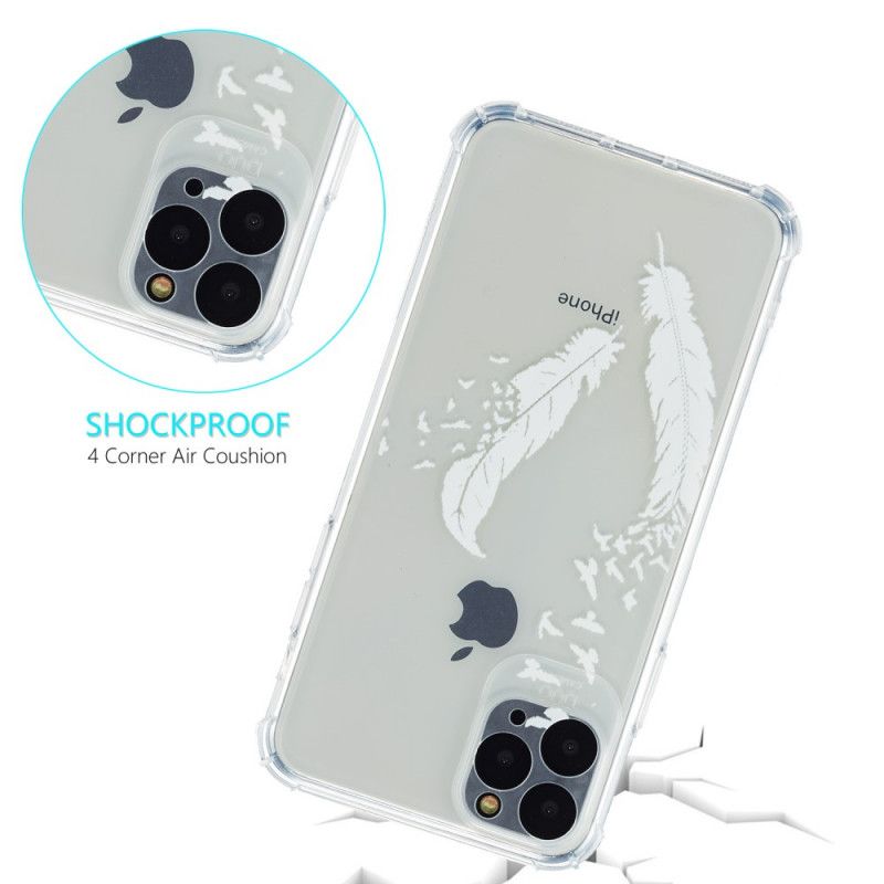 Coque iPhone 11 Silicone Plumes