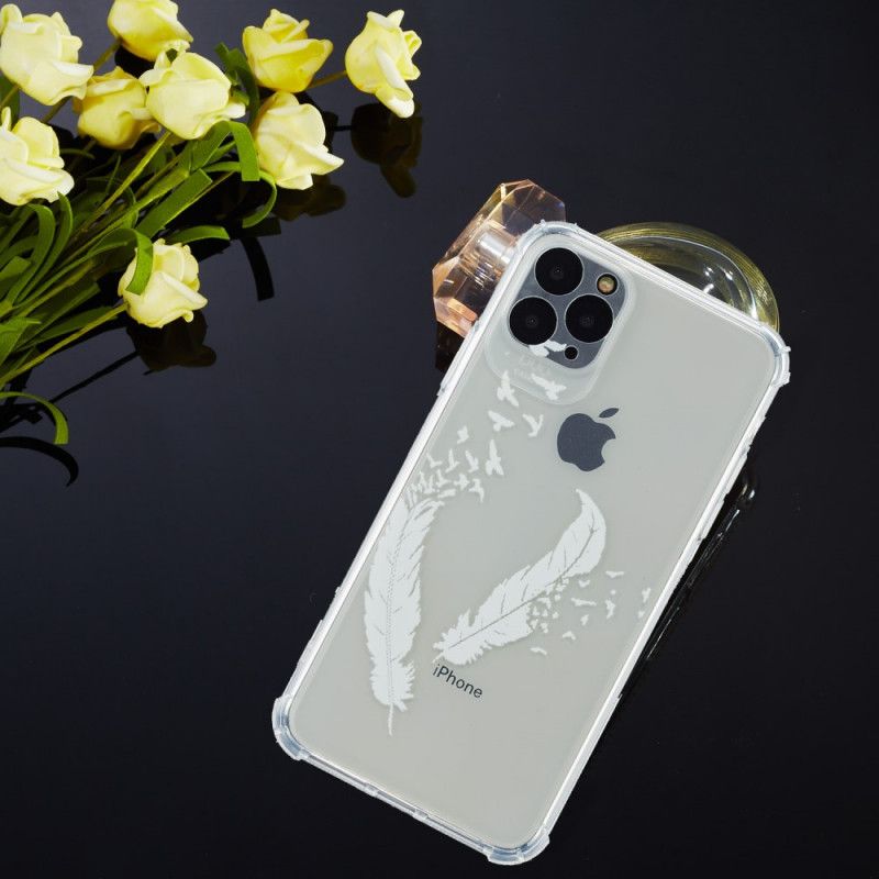 Coque iPhone 11 Silicone Plumes