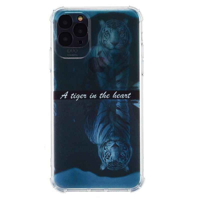 Coque iPhone 11 Silicone Tigre