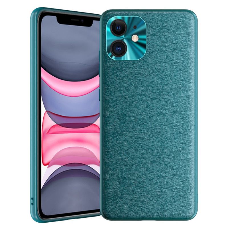 Coque iPhone 11 Style Cuir Color