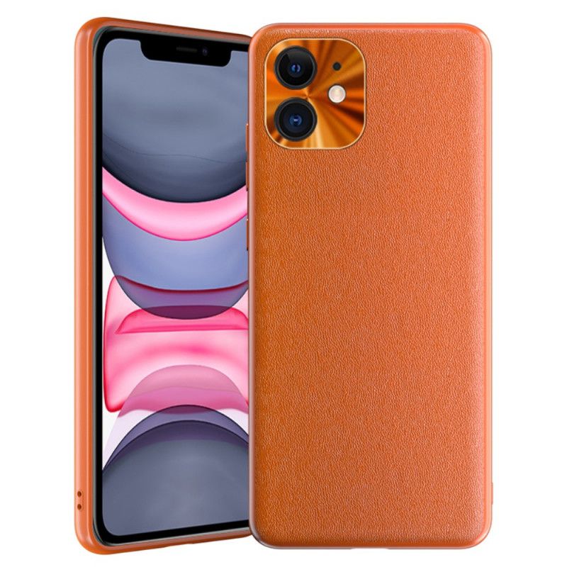 Coque iPhone 11 Style Cuir Color
