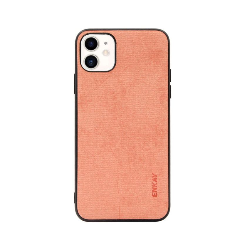 Coque iPhone 11 Texture Tissu Enkay