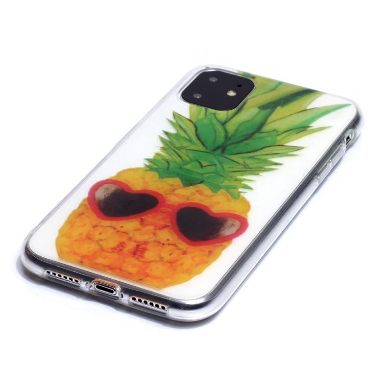 Coque iPhone 11 Transparente Incognito Ananas