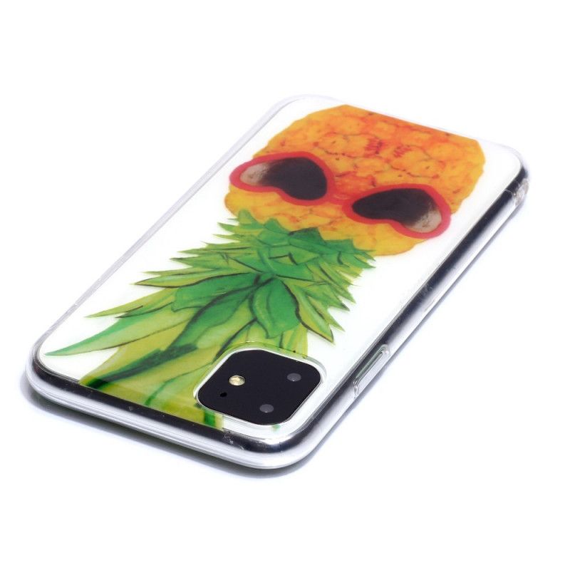 Coque iPhone 11 Transparente Incognito Ananas