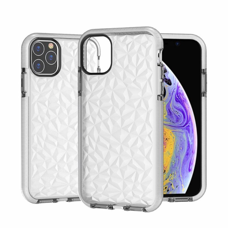 Coque iPhone 11 Transparente Texture Diamant