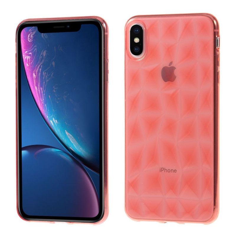 Coque iPhone 11 Xs Max Texture Diamant