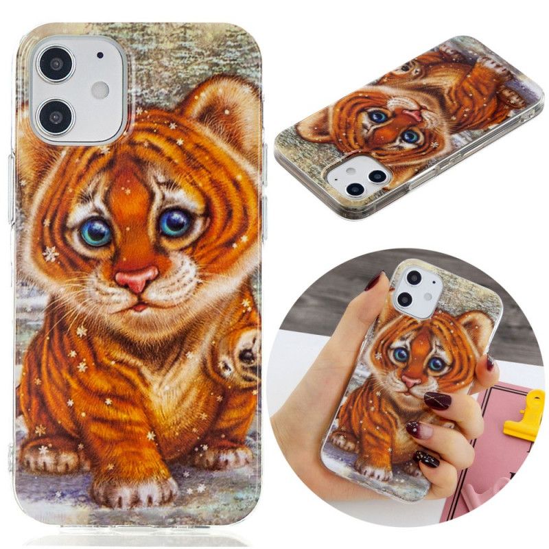 Coque iPhone 12 Mini Bébé Tigre