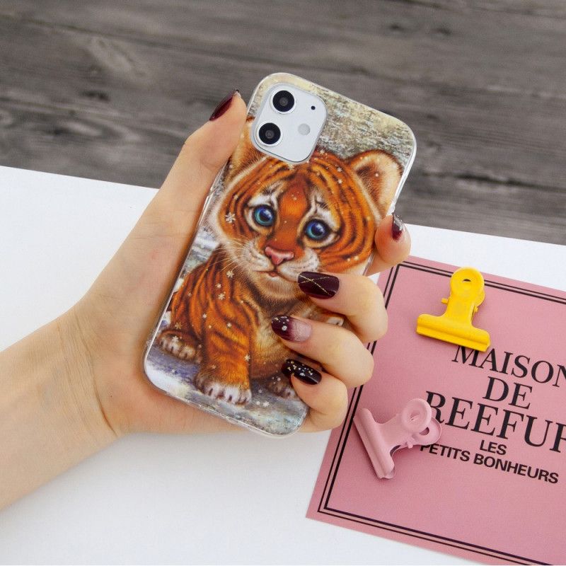 Coque iPhone 12 Mini Bébé Tigre