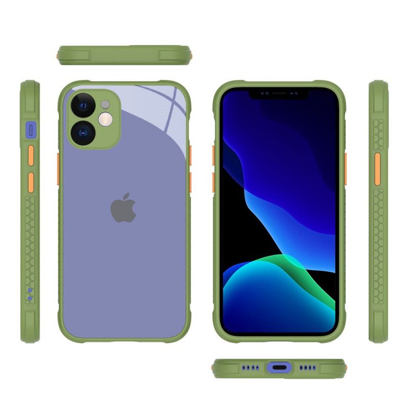 Coque iPhone 12 Mini Conception Hybride Rebords Silicone