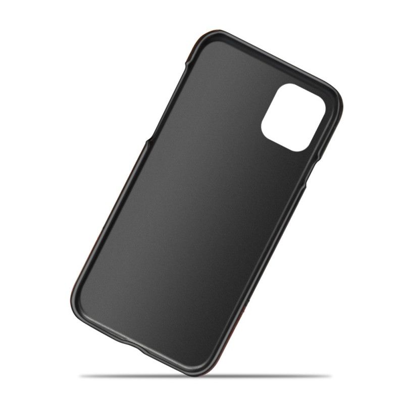 Coque iPhone 12 Mini Effet Cuir Bicolore Ksq