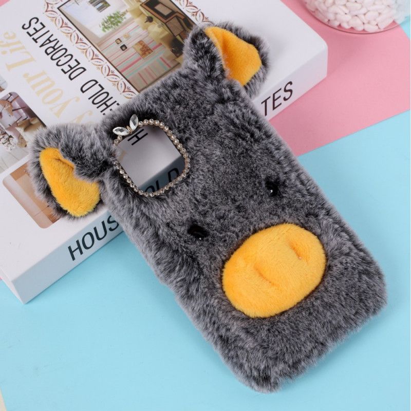 Coque iPhone 12 Mini Fourrure Cochon