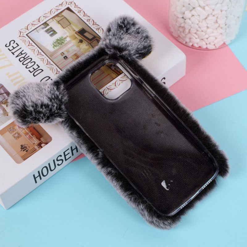 Coque iPhone 12 Mini Fourrure Cochon