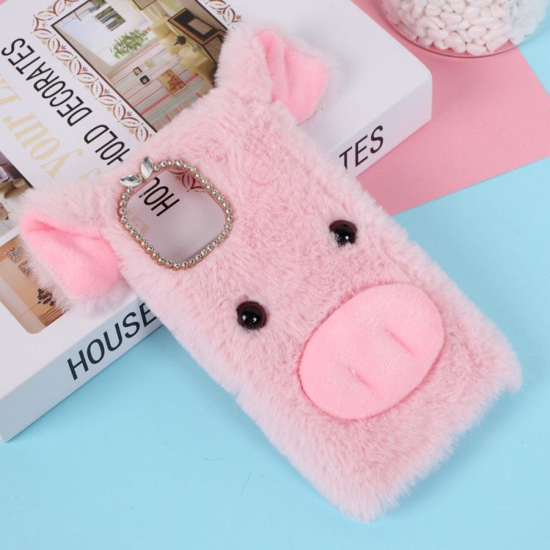 Coque iPhone 12 Mini Fourrure Cochon