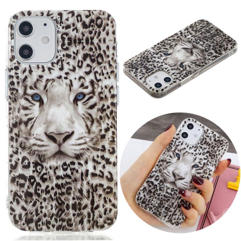 Coque iPhone 12 Mini Leopard Fluorescente