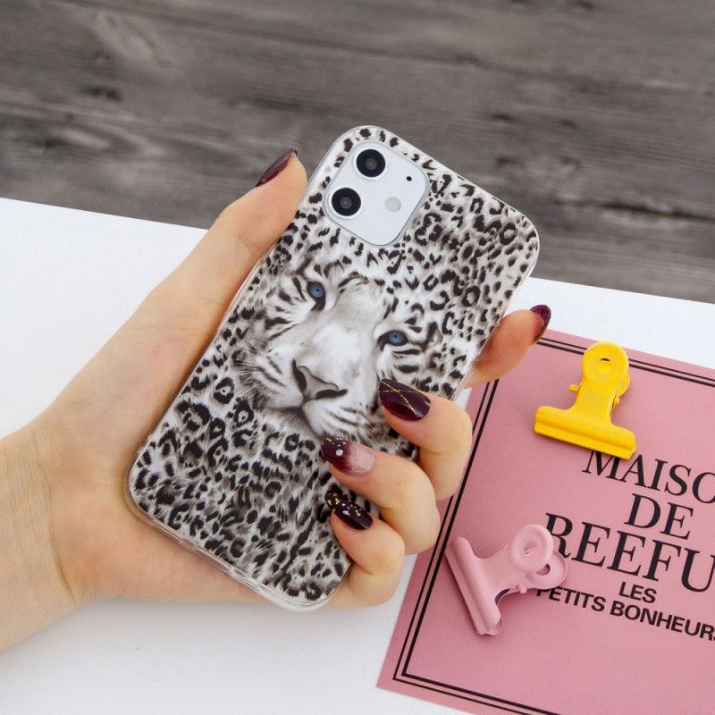 Coque iPhone 12 Mini Leopard Fluorescente